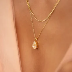 Mini Drop Halsband/ Ivory Cream Delite><noscript><img width=