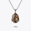 Mini Drop Halsband/ Greige (Rhodium)>Caroline Svedbom Outlet