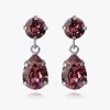 Mini Drop Örhängen/ Iris (Rhodium)>Caroline Svedbom