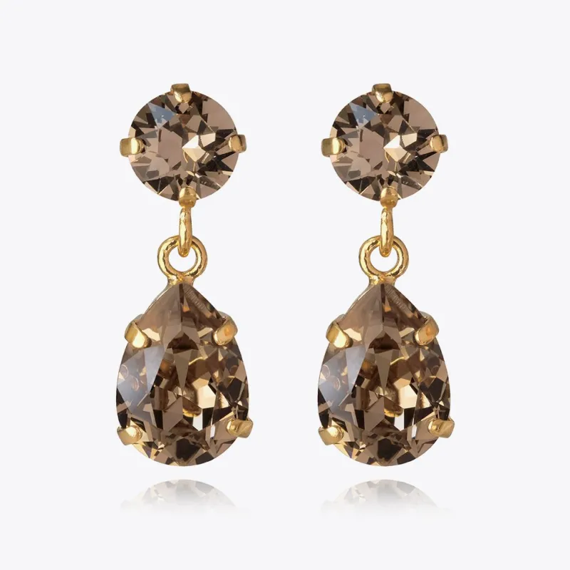 Mini Drop Örhängen/ Greige (Guld)>Caroline Svedbom Best