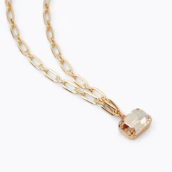 Mini Lydia Halsband / Golden Shadow (Guld)>Caroline Svedbom Clearance