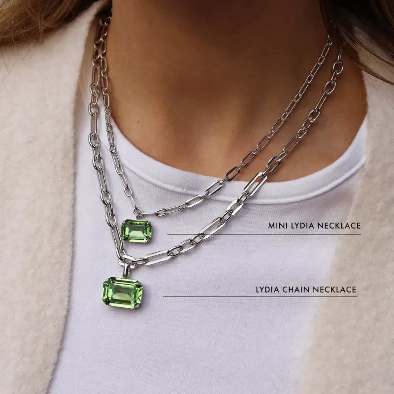 Mini Lydia Halsband / Peridot (Guld)>Caroline Svedbom Hot