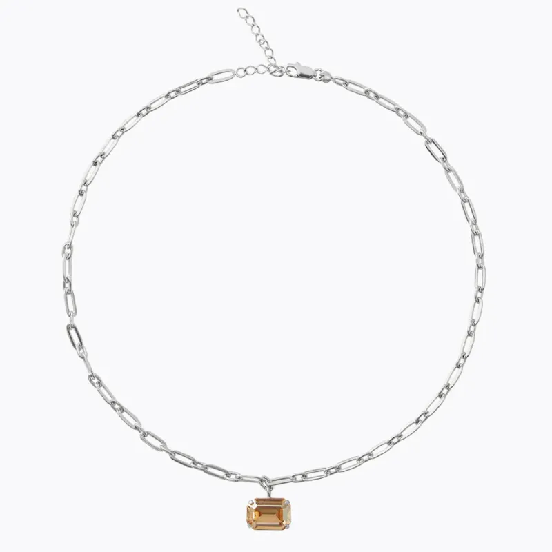 Mini Lydia Halsband / Golden Shadow (Rhodium)>Caroline Svedbom Hot