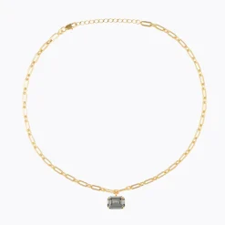 Mini Lydia Halsband, Black Diamond – Guld>Caroline Svedbom Outlet