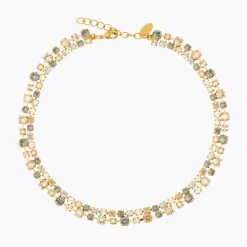 Mini Pomona Halsband, Black Golden Combo – Guld>Caroline Svedbom Online