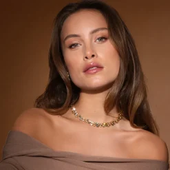 Mini Pomona Halsband, Black Golden Combo – Guld>Caroline Svedbom Online