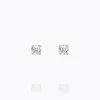 Mini Stud Örhängen/ Crystal (Rhodium)>Caroline Svedbom Clearance