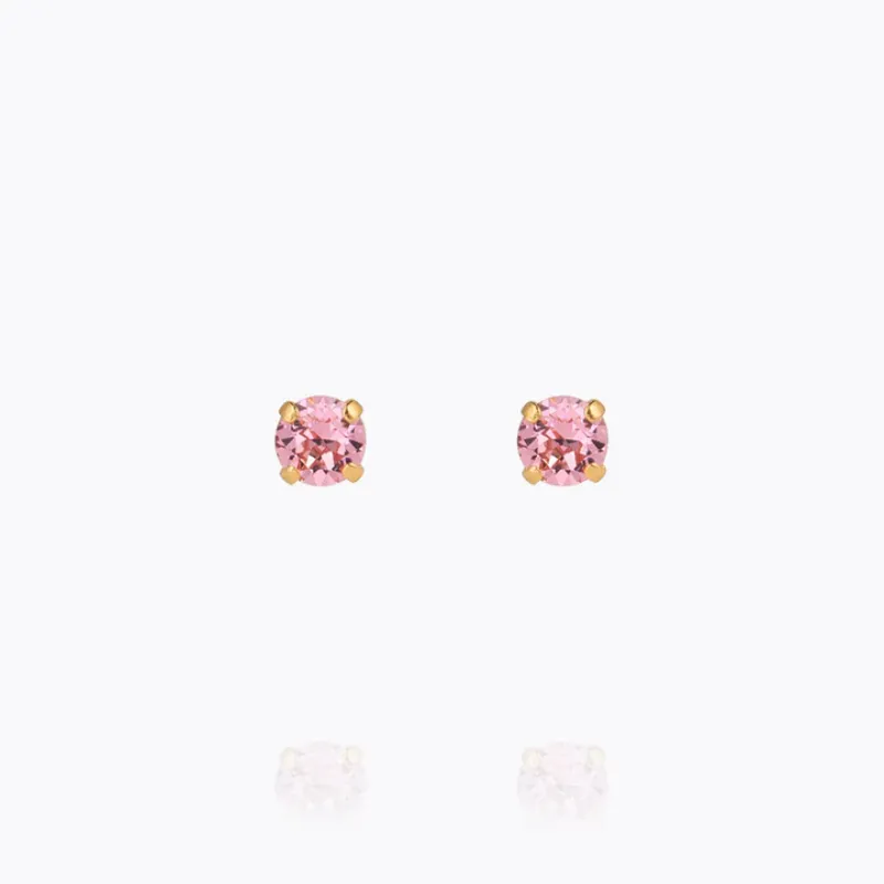 Mini Stud Örhängen/ Light Rose (Guld)>Caroline Svedbom Online