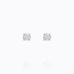 Mini Stud Örhängen/ Light Azore (Rhodium)>Caroline Svedbom Outlet