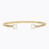 Caroline Svedbom Mini Twisted Armband / Electric White (Guld)>Caroline Svedbom Armband Clearance
