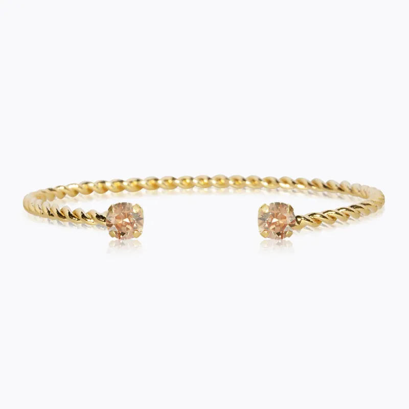 Caroline Svedbom Mini Twisted Armband/ Golden Shadow (Guld)>Caroline Svedbom Armband Outlet