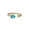 Nani Ring Guld / Light Turquoise>Caroline Svedbom Best