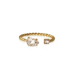 Nani Ring Guld / Crystal>Caroline Svedbom