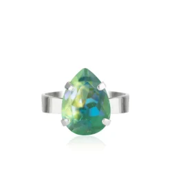 Natti Ring / Light Peach (Rhodium)><noscript><img width=