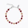 Caroline Svedbom Nicola Armband / Scarlet Combo (Rhodium)>Caroline Svedbom Armband Hot