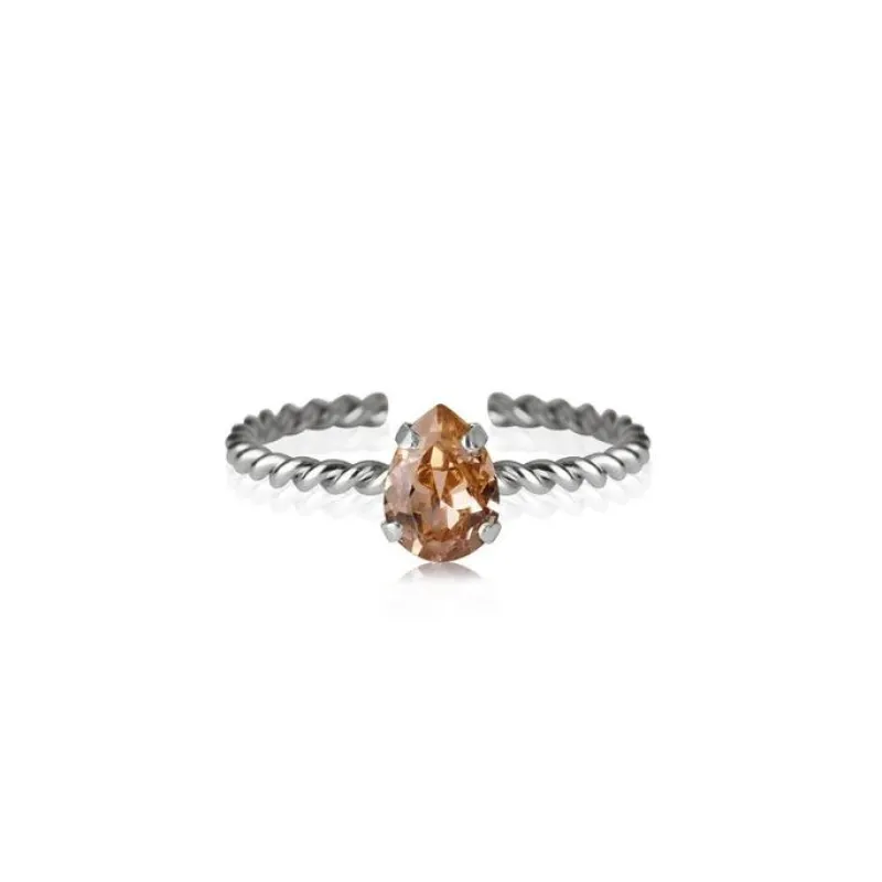 Niki Ring Rhodium / Vintage Rose>Caroline Svedbom Discount