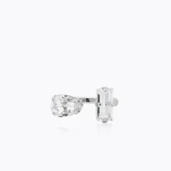 Caroline Svedbom Noelle Ring / Crystal – Rhodium>Caroline Svedbom Ringar Discount