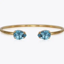 Caroline Svedbom Petite Drop Armband Guld / Aquamarine>Caroline Svedbom Armband Hot