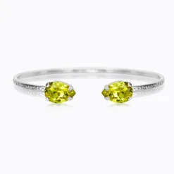 Caroline Svedbom Petite Drop Armband / Citrus Green (Rhodium)>Caroline Svedbom Armband Online