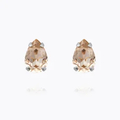 Petite Drop Örhängen / Light Silk (Rhodium)>Caroline Svedbom New