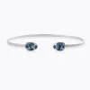 Caroline Svedbom Petite Drop Armband, Denim Blue – Rhodium>Caroline Svedbom Armband Discount