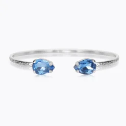 Caroline Svedbom Petite Drop Armband/ Lapis (Rhodium)>Caroline Svedbom Armband Best
