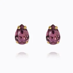 Petite Drop Örhängen / Iris (Gold)>Caroline Svedbom Online