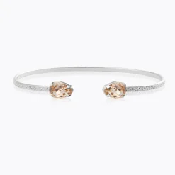 Caroline Svedbom Petite Drop Armband / Light Silk (Rhodium)>Caroline Svedbom Armband Outlet