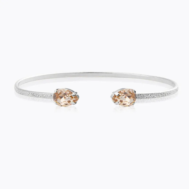 Caroline Svedbom Petite Drop Armband / Light Silk (Rhodium)>Caroline Svedbom Armband Outlet