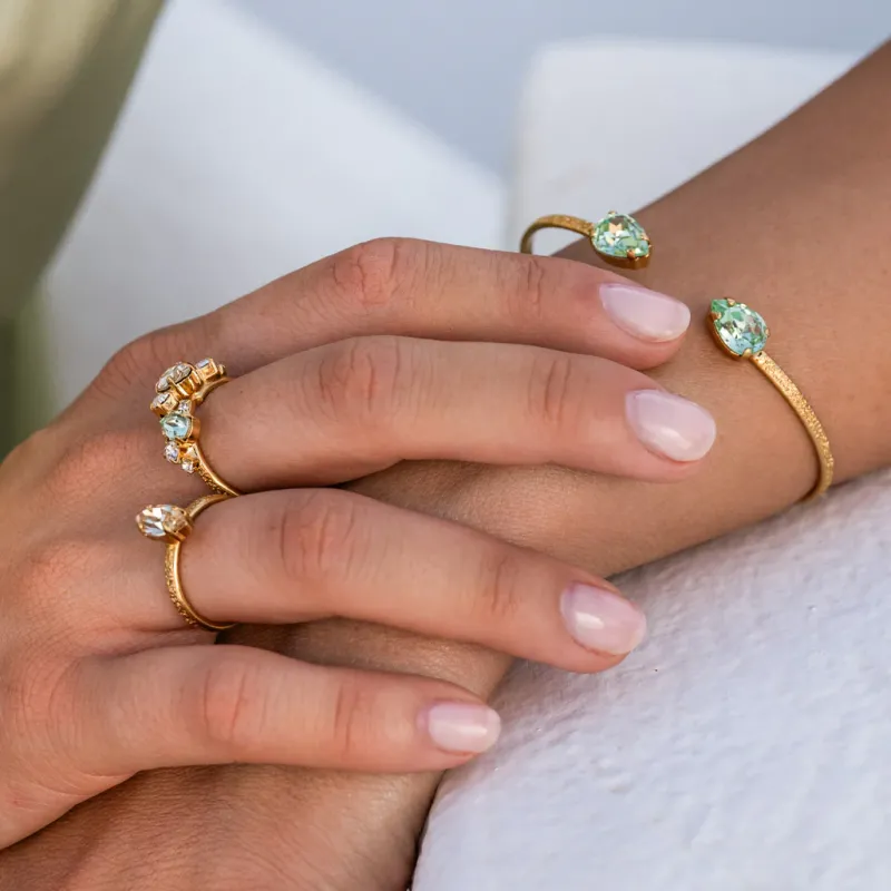 Caroline Svedbom Petite Drop Armband / Chrysolite (Guld)>Caroline Svedbom Armband Clearance