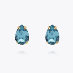 Petite Drop Stud Örhängen / Aquamarine (Guld)>Caroline Svedbom Best