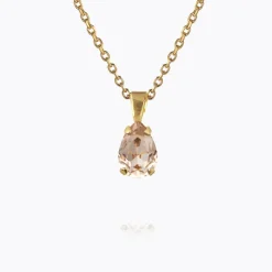 Petite Drop Halsband / Light Silk (Guld)>Caroline Svedbom Sale