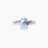 Petite Drop Ring / Aurore Boreale (Rhodium)>Caroline Svedbom New