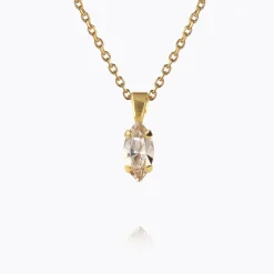Petite Navette Halsband / Light Silk (Guld)>Caroline Svedbom Best
