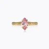 Petite Navette Ring / Light Rose (Guld)>Caroline Svedbom Clearance