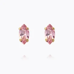 Petite Navette Örhängen / Light Rose (Guld)>Caroline Svedbom Sale