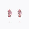 Petite Navette Örhängen / Light Rose (Rhodium)>Caroline Svedbom Online