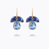 Petite Timo Örhängen / Lapis + Sapphire (Guld)>Caroline Svedbom Best