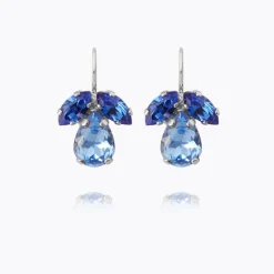 Caroline Svedbom Petite Timo Örhängen / Lapis + Sapphire (Rhodium)>Caroline Svedbom Örhängen Outlet