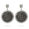 Örhängen Alexandra Crystal Rocks Metallic Light (Rhodium)>Caroline Svedbom New
