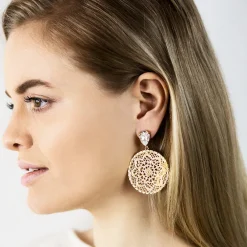Örhängen Alexandra Silk (Guld)>Caroline Svedbom Sale