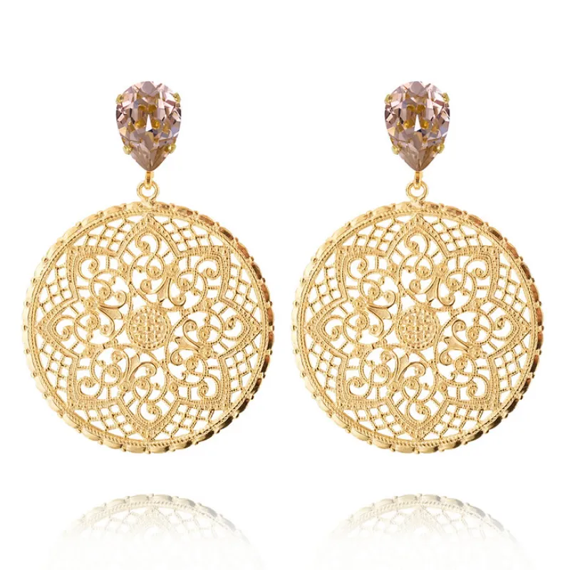 Örhängen Alexandra Vintage Rose (Guld)>Caroline Svedbom Online