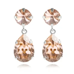 Örhängen Classic Drop Vintage Rose (Rhodium)>Caroline Svedbom Best