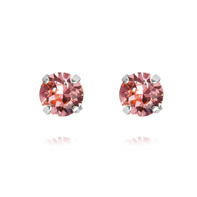 Örhängen Classic Stud Light Rose (Rhodium)>Caroline Svedbom New
