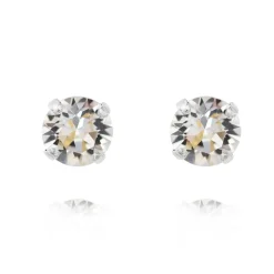 Örhängen Classic Stud Crystal (Rhodium)>Caroline Svedbom Discount