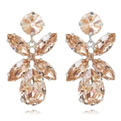 Örhängen Dione Silk (Rhodium)>Caroline Svedbom New