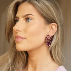 Örhängen Dione / Iris (Rhodium)>Caroline Svedbom Discount