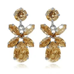 Örhängen Mini Dione Golden Shadow (Rhodium)>Caroline Svedbom Hot