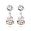Örhängen Mini Drop Crystal (Rhodium)>Caroline Svedbom Clearance
