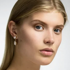 Örhängen Mini Drop Crystal (Rhodium)>Caroline Svedbom Clearance